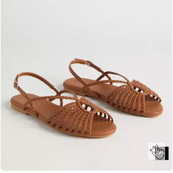 Torrid Women's Brown Braided Sandals - Picture 1 of 8